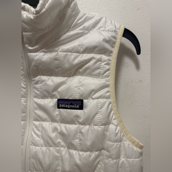 Patagonia Nano Puff Size Small Birch White Vest (No Stain) - Picture 2 of 7